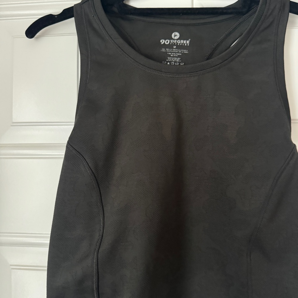 90 Degree By Reflex Charcoal Tank Top